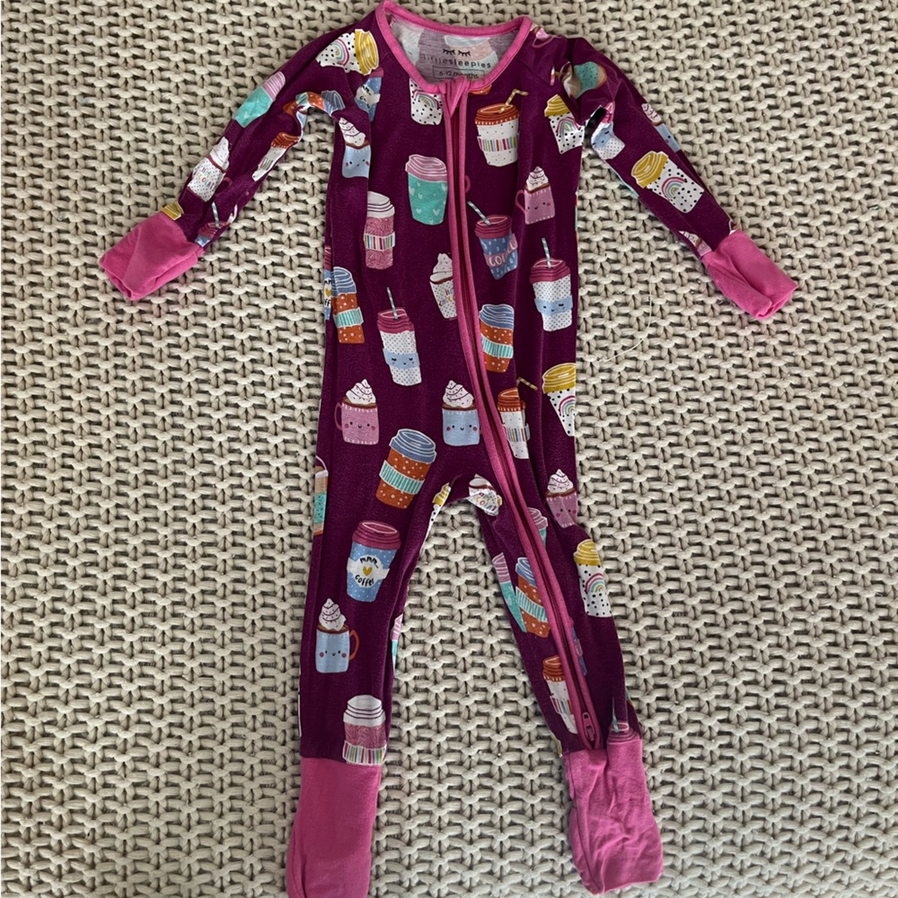 Little Sleepies 6-12 month Mother’s Day print zippie